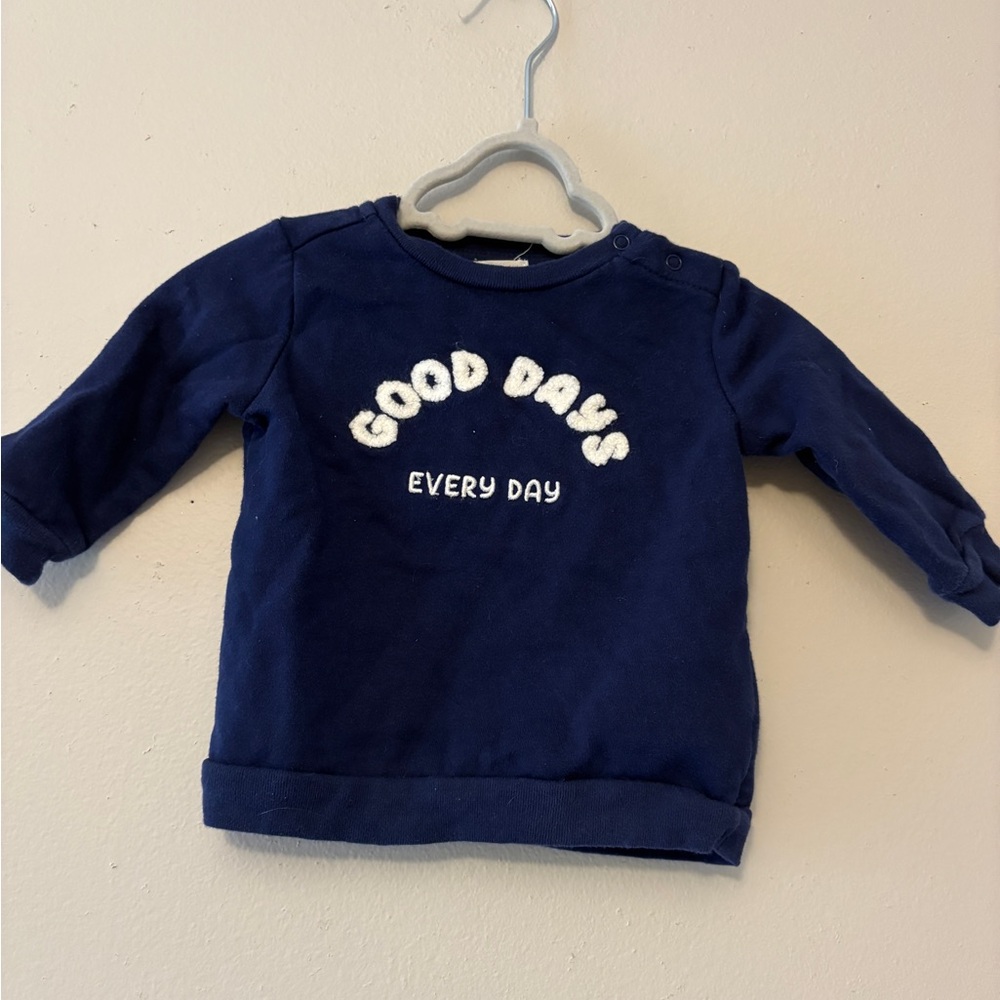 Starting Out Navy Blue 'Good Days' Kids Sweatshirt